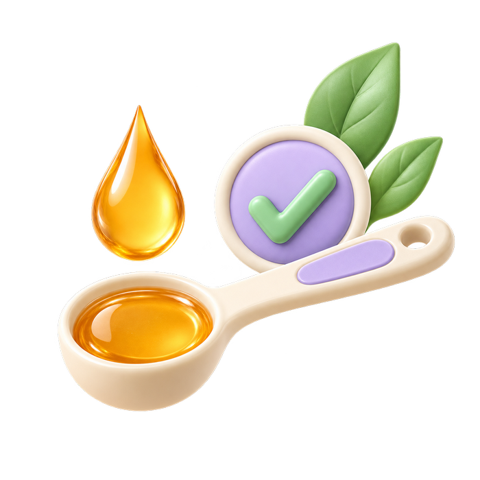 Clear serving